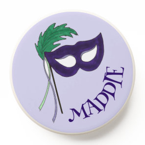 Purple Masquerade Ball Mask Masque Drama Theatre PopSocket