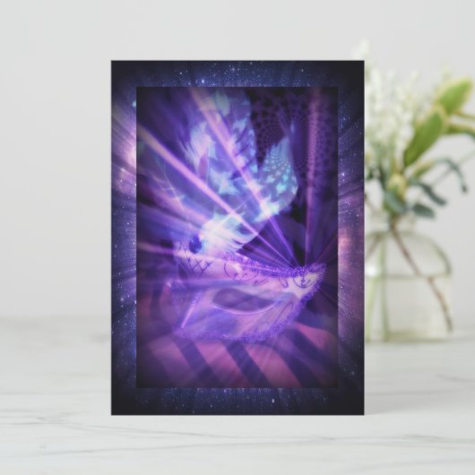 Purple Masquerade Party (Standing Front)