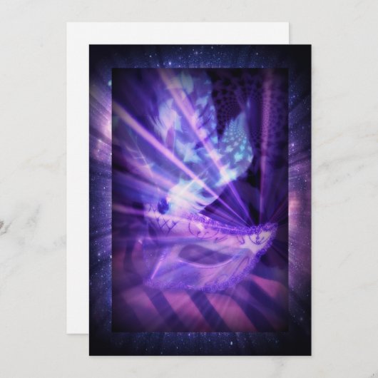 Purple Masquerade Party (Front/Back)