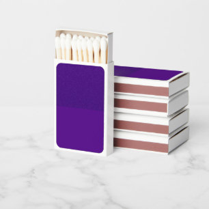 Purple Matchbox – Textured Top, Solid Bottom Matchboxes