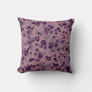 purple mauve geometric throw pillow