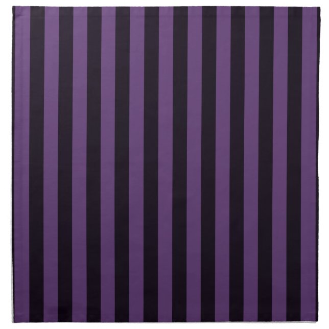 Purple Mauve Stripes Graphic Napkin (Front)