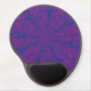 Purple Maze Gel Mousepad
