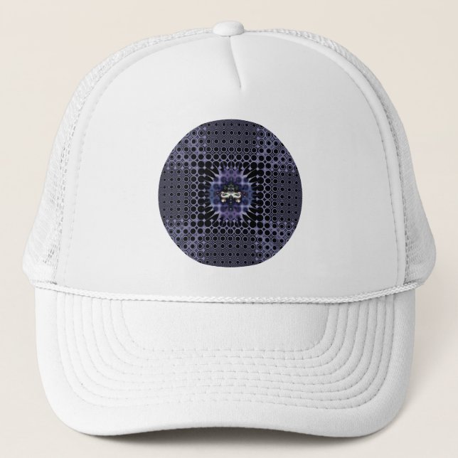 Purple Meditation Trucker Hat (Front)