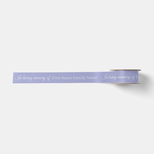 Purple memorial ribbon