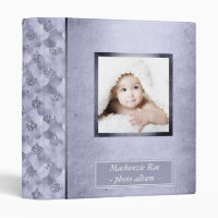 Purple Mermaid Album | Chic Baby Photo Scrapbook 3 Ring Binder