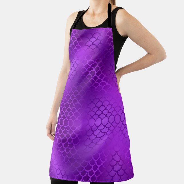 Purple mermaid apron (Insitu)