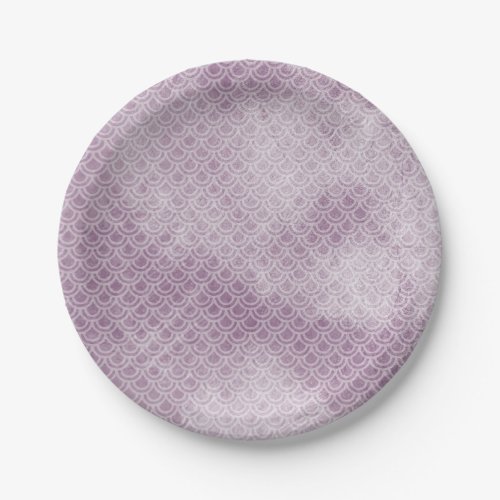 Purple Mermaid Birthday Party Paper Plates