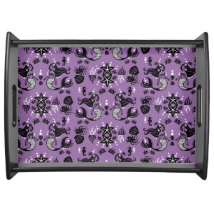 Purple Mermaid Fantasy Serving Tray