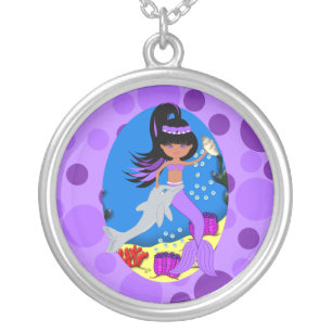 Purple Mermaid Necklace