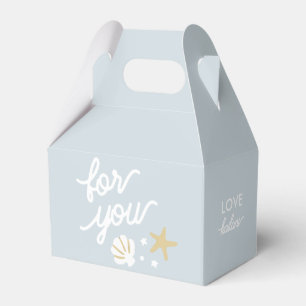 Purple Mermaid Party Seashells Personalized Favor Favor Boxes