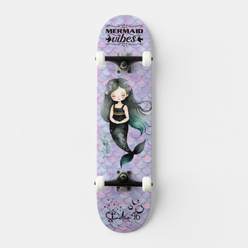 Purple Mermaid vibes  Skateboard