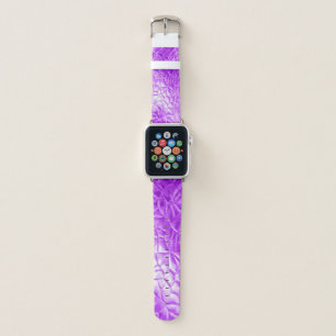 Purple,metallic,animal pattern,shine,violet,modern apple watch band