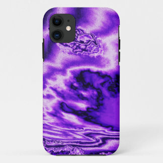 Purple metallic clouds iPhone 5 case