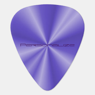 Purple Metallic Print - Personalize Guitar Pick