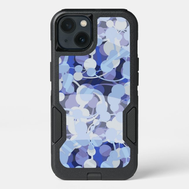Purple Microbe Pattern Otterbox iPhone Case (Back)