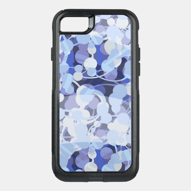 Purple Microbe Pattern Otterbox iPhone Case (Back)