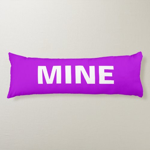Purple Mine Body Pillow