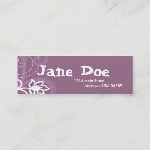 Purple Business Cards