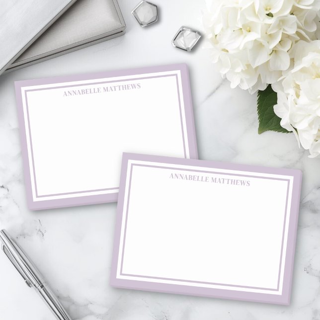 Purple Minimalist Monogram Post-it Notes (Purple Minimalist Monogram Post-it Notes)