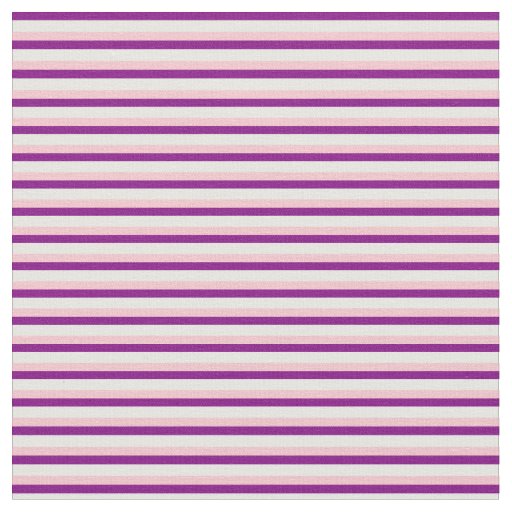 Purple, Mint Cream & Pink Striped Pattern Fabric