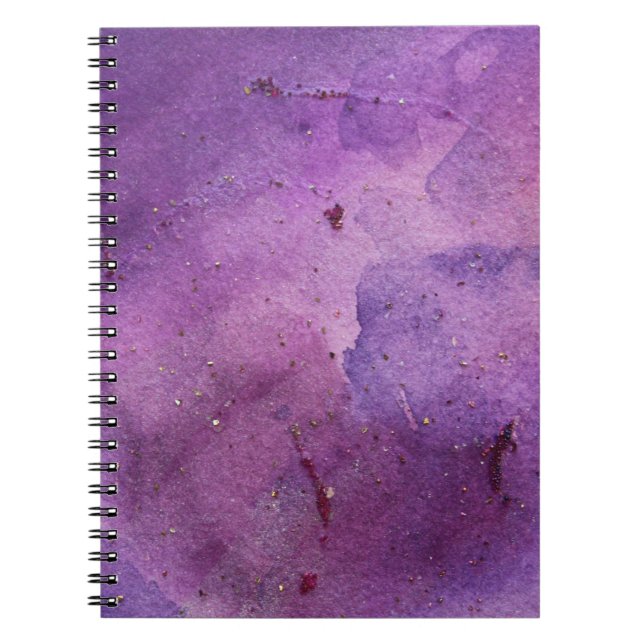 Purple Mist Glitter Painting Notebook (Front)