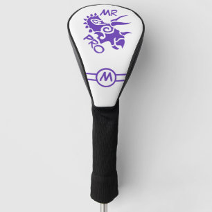 Purple Mister Pro Triceratops Skilled Ancient  Golf Head Cover