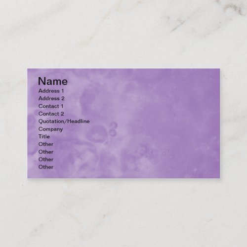 Purple Misty Abstract Business Cards 0002