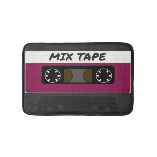 Purple Mix Tape _ 80s And 90s Retro Inspired Gift Bath Mat