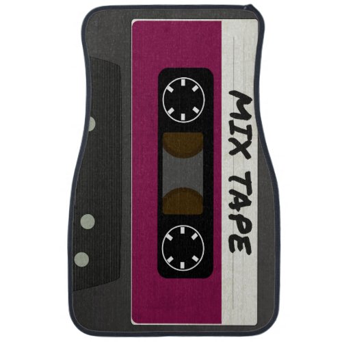 Purple Mix Tape _ 80s And 90s Retro Inspired Gift Car Floor Mat