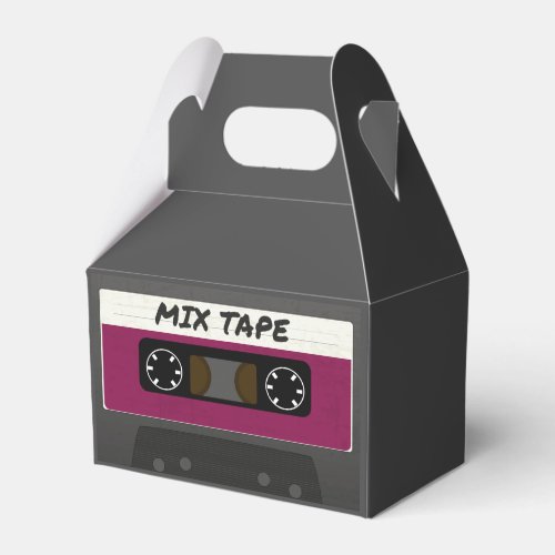Purple Mix Tape _ 80s And 90s Retro Inspired Gift Favor Boxes