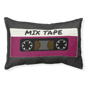 Purple Mix Tape - 80s And 90s Retro Inspired Gift Pet Bed