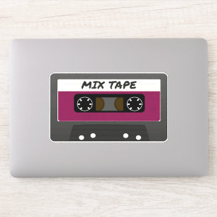Purple Mix Tape - 80s And 90s Retro Inspired Gift Sticker