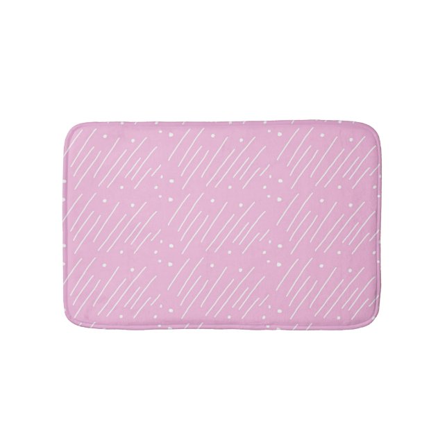 Purple Mod Bath Mat (Front)
