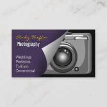 purple Mod Photoraphy, camera Business Card