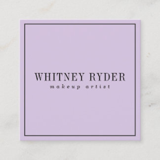 Purple Modern Business Cards