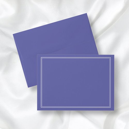 Purple Modern Elegant Formal Envelope