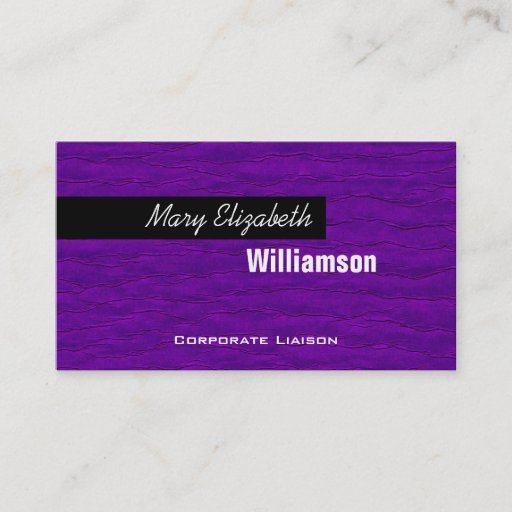 Customizable Purple Modern Professional Business Cards