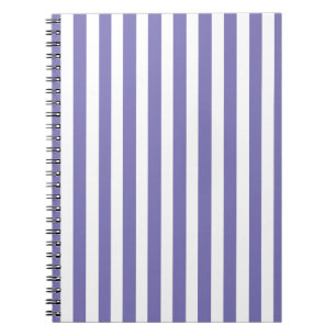 Purple Modern Stripes Notebook