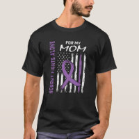 Purple Mom Alzheimers Awareness Flag Dementia Fami