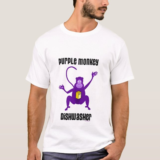 PURPLE MONKEY DISHWASHER TEE (Front)