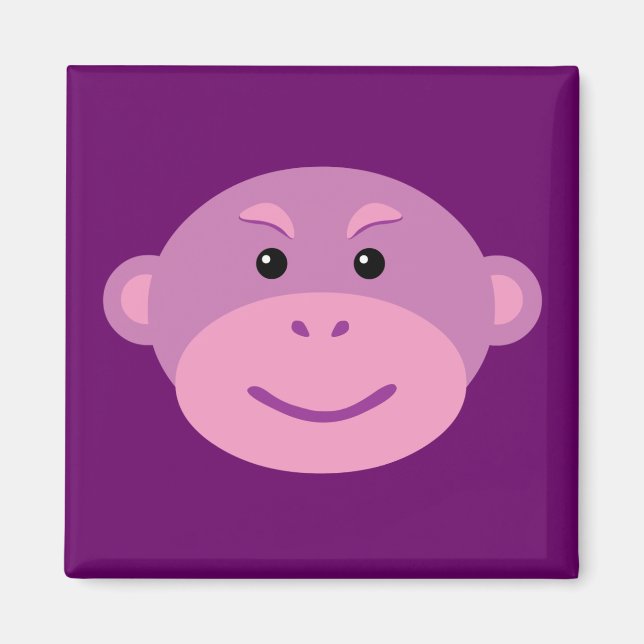 Purple Monkey Magnet (Front)