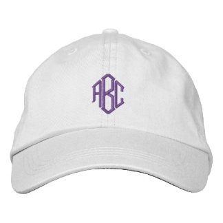 Purple Monogram Cap