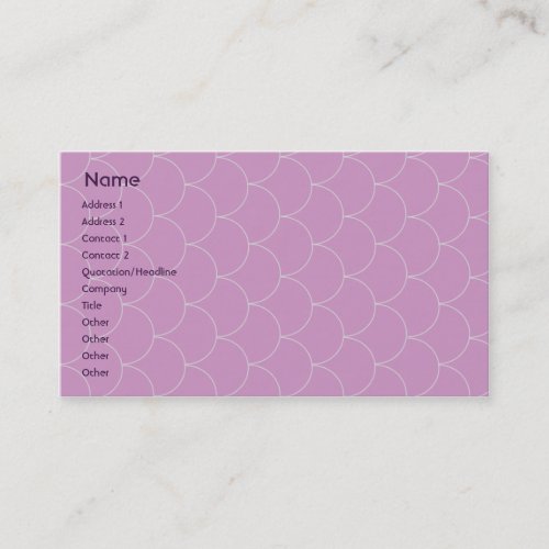 Purple Monster - Business Business Card