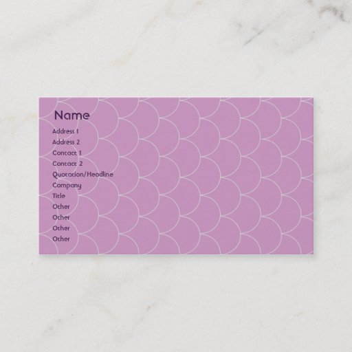 Customizable Purple Monster - Business Business Card