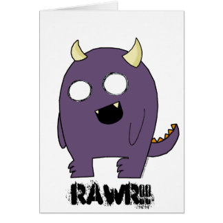Purple Monster Cards