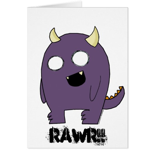 Purple Monster Cards (Front)
