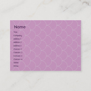 Purple Monster - Chubby Business Card