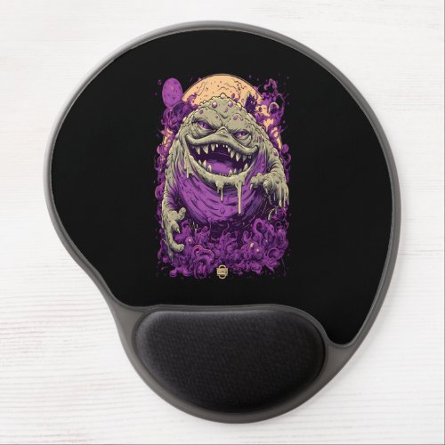Purple Monster Dark Comic Gaming Mouse Pad