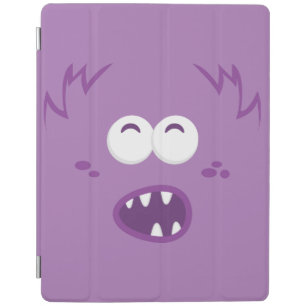 Purple Monster Face iPad Case